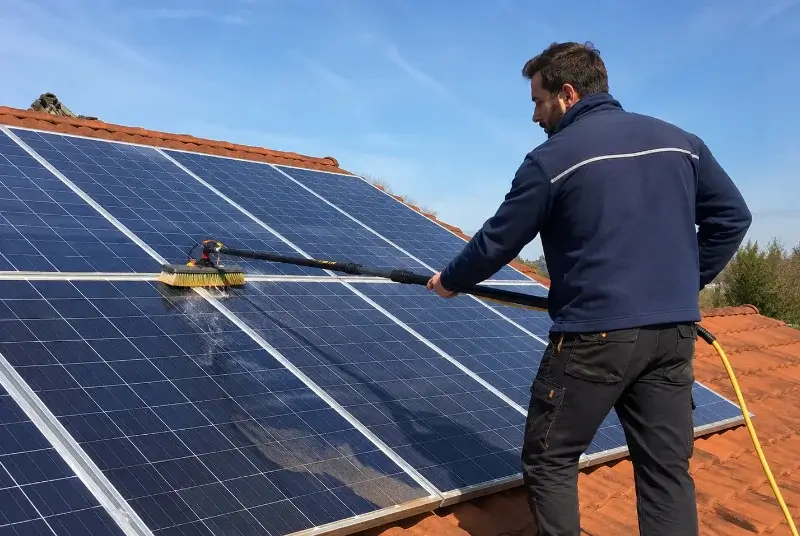 Nettoyage et entretien de panneaux solaires à Triors